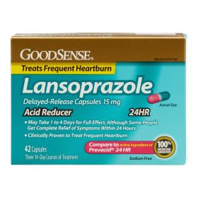 Lansoprazole Heart Burn Capsules, Delayed Release, 15 mg, 42/Box