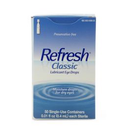 Refresh Classic Unit Dose Ophthalmic Drops, 50 x 0.4 mL