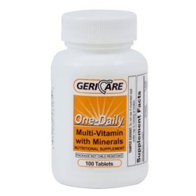 GeriCare Multivitamin and Minerals Tablet, 100/Bottle