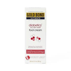 Gold Bond Medicated Diabetic Foot Cream, 3.4 oz.