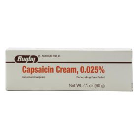 Capsaicin 0.025% Cream, 60 g Tube