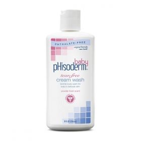pHisoderm Baby Tear-Free Cream Wash, 8 oz.