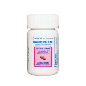 Diphenhydramine HCl Allergy Medication, 50 mg Caplet, 100/Bottle