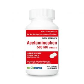 Acetaminophen Tablet, 500 mg, 100 Tablets / Bottle