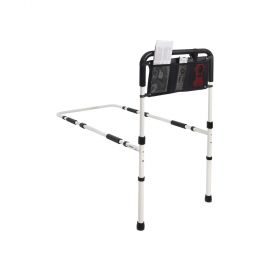 Essential Medical P1411P Deluxe Hand Bed Rail w/ Floor Support & Pouch