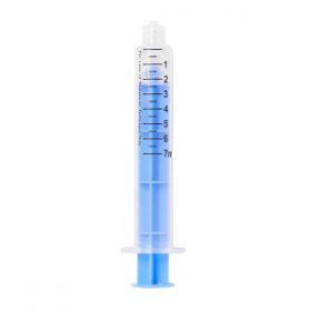 Loss-of-Resistance Syringe with Luer-Lock, Plastic, 7 cc