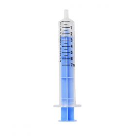 Loss-of-Resistance Syringe with Luer-Slip, Plastic, 7 cc
