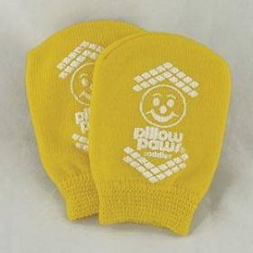 Pillow Paws Double Imprint Terries Slipper Socks, Toddler 4-7.5, Yellow