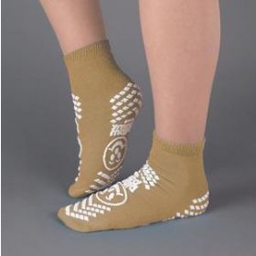 Double Imprint Terries Slipper Socks by Principle Business PBE1097001
