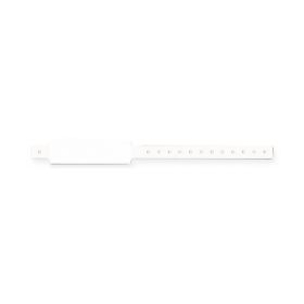 Conf-ID-ent Adult Direct Thermal Wristband with Adhesive 1.5" Core, White