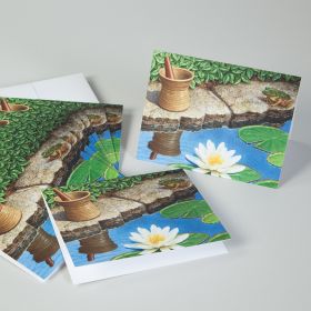 Frog Pond Mortar and Pestle Note Cards