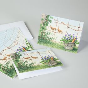 Birds on a Wire Mortar and Pestle Note Cards