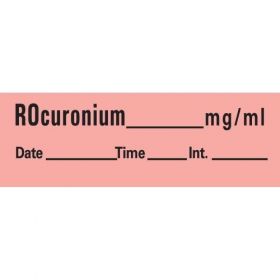 Rocuronium Drug Label, Red