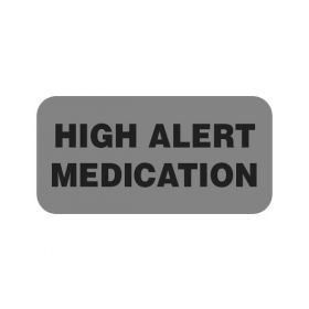 High-Alert Medication Label