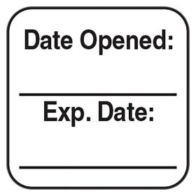 Lab Label, Date Openedexp. Date 15/16