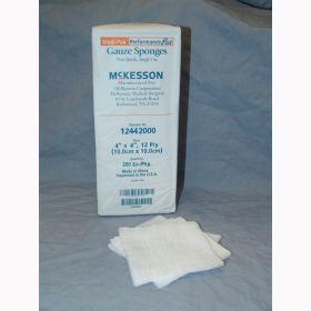 McKesson 12442000 Medi-Pak Non-Sterile Gauze Sponge-200/Pack
