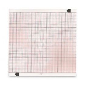 EKG Thermal Paper, Black Trace, Red Grid, 120 mm x 150 mm/PMC3476189H