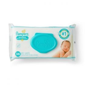 Pampers Sensitive Wipes, Scent Free