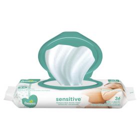 Pampers Sensitive Wipes,Scent Free PRG17116Z