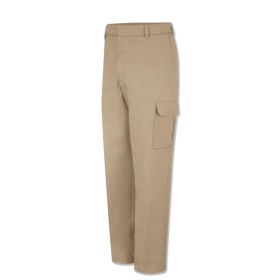 Men's Industrial Cargo Pants, 65% Polyester/35% Cotton, Khaki, 28" x 30"