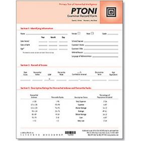 PTONI Examiner Record Forms (25)