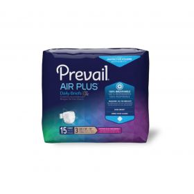 Prevail Air Plus Incontinence Briefs, Size 3, 58" to 70" Waist