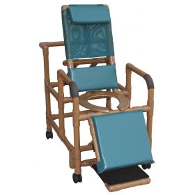 PVC Woodtone Reclining Shower Chair PVCMWT196