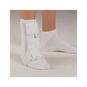 Perforated Vinyl Ankle Splint with Laces, Size S