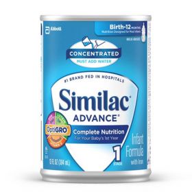 Similac Advance 20 Earlyshield Stage 1 Concentrated Infant Formula Liquid, 13 oz.