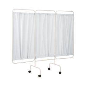 Mobile 3 Panel Privacy Screen with 2" Casters, 81"L X 69"H