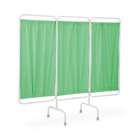 3-Panel Stationary Privacy Screen, 81" L x 67" H, Green