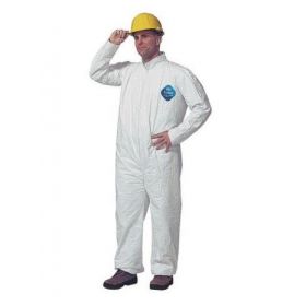 Tyvek 400 Zip Front Coverall with Open Wrists / Ankles, Style TY120S, White, Size 7XL