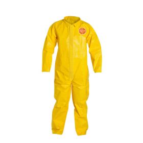 Tychem 2000 Coverall, Yellow, Size L, Bulk Packed