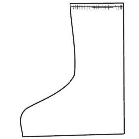 Tyvek IsoClean 18" Boot Cover with Gripper Sole and Elastic Ankle, Style IC447S, White, Size S, Bulk Packed