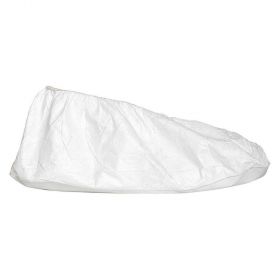 Tyvek IsoClean 5" Shoe Cover with Gripper Sole, Style IC451S, White, Size S, Bulk Packed