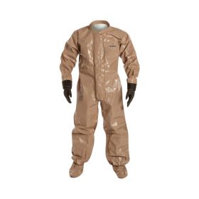 Tychem 5000, Coverall, Socks With Boot Flaps, 3X, Tan, Bulk Packaged