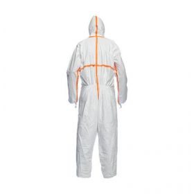 Tyvek 800 Hooded Coverall, Style TJ198T, White, Size 4XL, Packaged Individually
