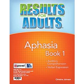 Results for Adults Aphasia Book 1