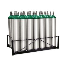 D / E Oxygen Cylinder Rack, 28 Capacity