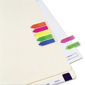 SeeNotes Transparent-Film Arrow Page Flags, Assorted Colors