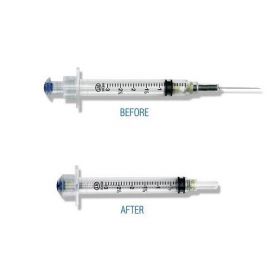 VanishPoint Syringe with Retractable Hypodermic Needle, 3 mL, 20G x 1-1/2"