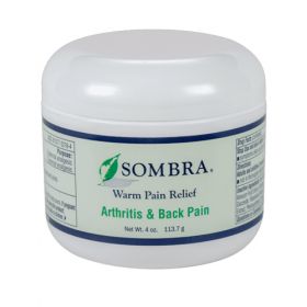 Sombra½ Warm Pain Relief Arthritis & Back Pain 4 oz Jar