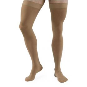 JOBST Brand Beige Thigh-High Compression Stocking wih Closed Toe,15-20 mmHg,Size M