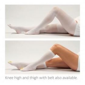 VenaFlow Anti-Embolism Stocking with Inspection Toe Hole, Knee High, Regular, Size XL