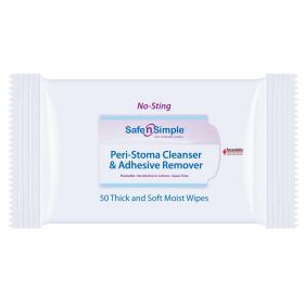 Stoma Cleanser and Adhesive Remover Wipes  SFNSNS00525C
