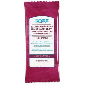 Preoperative Prep Cloths with 2% CHG by Sage Products SGE9705ZZ