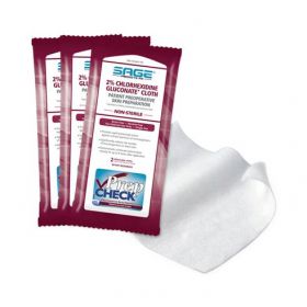 Preoperative Prep Cloths with 2% CHG by Sage Products SGE9707Z
