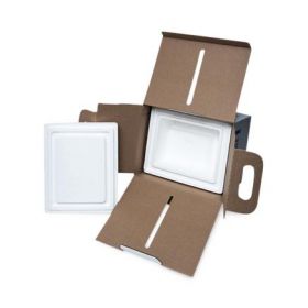 Assembled Container with Corrugated Carton, Wax