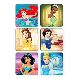Animated Stickers, Disney Princess, 75/Pack