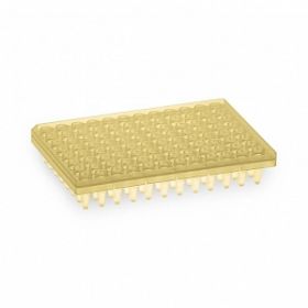 Amplate Skirted PCR 96-Well Plate, Yellow